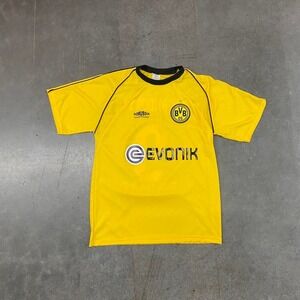 Borussia Dortmund BVB 09 Lewandowski #9 Soccer Jersey Yellow Men's Medium